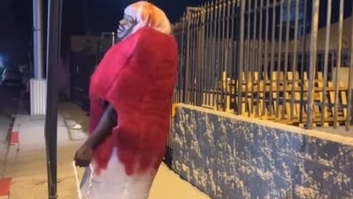 Lil Nas X dresses up as used tampon for Halloween Lil Nas X dresses up as used tampon for Halloween