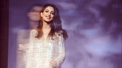 Navya Naveli Nanda, who is the granddaughter of veteran actors Jaya and Amitabh Bachchan and daughter of Shweta Bachchan and Nikhil Nanda, shared photos of herself dressed in a shimmery pyjama set as she attended the Jio World Plaza launch in Mumbai. Navya is co-founder of Aara Health, a women-centric health tech company. Navya Naveli Nanda, who is the granddaughter of veteran actors Jaya and Amitabh Bachchan and daughter of Shweta Bachchan and Nikhil Nanda, shared photos of herself dressed in a shimmery pyjama set as she attended the Jio World Plaza launch in Mumbai. Navya is co-founder of Aara Health, a women-centric health tech company. 