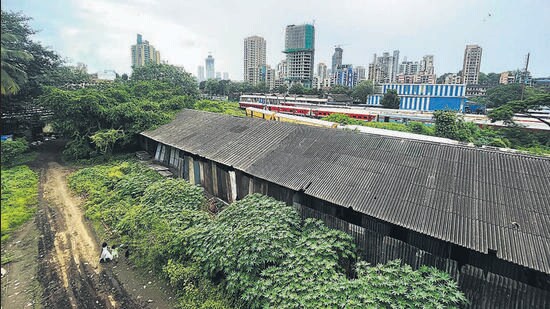 Mumbai, India – Aug 21, 2023: A view of the Wadi Bunder area, in Mumbai, India, on Monday, Aug 21, 2023. (Photo by Bhushan Koyande/HT Photo)