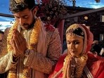 Varun Tej and Lavanya Tripathi's first wedding pic is out.