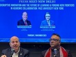 President, Professor Marvin Krislov, Pace University, New York, USA and The Founding Vice Chancellor of O.P. Jindal Global University Prof (Dr) C Raj Kumar