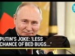 Russia President Vladimir Putin mocked Western sanctions Russia President Vladimir Putin mocked Western sanctions