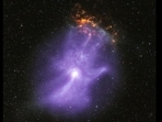 The picture of the cosmic hand released by Nasa. The picture of the cosmic hand released by Nasa.