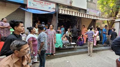 Fire in one more SRA building, two injured Fire in one more SRA building, two injured
