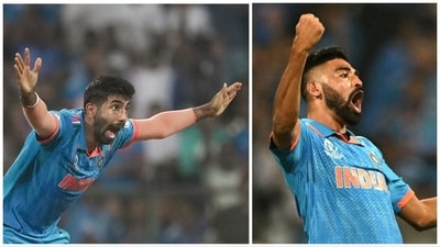 Bumrah and Siraj triggered Sri Lanka's batting collapse at Wankhede (AFP-PTI)