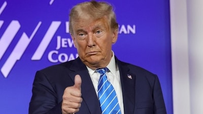 Republican presidential candidate former US President Donald Trump (AFP)