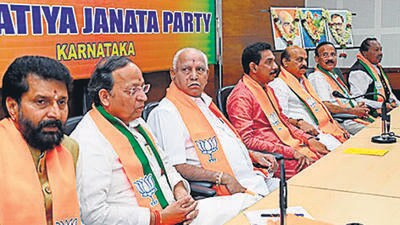 Former chief minister and senior Bharatiya Janata Party leader BS Yediyurappa said he would also put pressure on the party high command for the appointment of a new Karnataka party president. (ANI) Former chief minister and senior Bharatiya Janata Party leader BS Yediyurappa said he would also put pressure on the party high command for the appointment of a new Karnataka party president. (ANI)