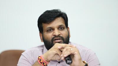 Navi Mumbai, India - Nov. 2, 2023:NMMC encroachment dept chief Rahul Gethe abruptly transferred in just 2 months in Navi Mumbai, India, on Thursday, November 2, 2023. (Photo by / HT PHOTO) (HT PHOTO) Navi Mumbai, India - Nov. 2, 2023:NMMC encroachment dept chief Rahul Gethe abruptly transferred in just 2 months in Navi Mumbai, India, on Thursday, November 2, 2023. (Photo by / HT PHOTO) (HT PHOTO)