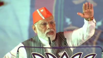 PM Modi addressed a rally in Kanker town in poll-bound Chhattisgarh on Thursday (Twitter Photo) PM Modi addressed a rally in Kanker town in poll-bound Chhattisgarh on Thursday (Twitter Photo)