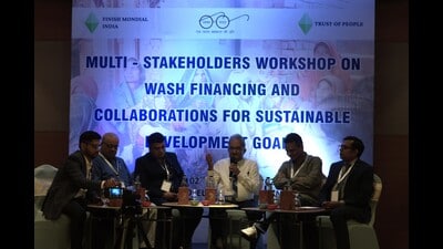 Panel discussion focused on achieving sustainable development goals (HT Photo)