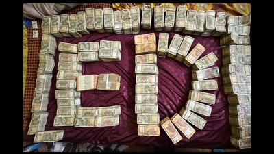Search operations were carried out in Raipur on Thursday afternoon. The cash – “for electioneering expenses” -- was seized from the courier’s vehicle outside the hotel. (HT Photo) Search operations were carried out in Raipur on Thursday afternoon. The cash – “for electioneering expenses” -- was seized from the courier’s vehicle outside the hotel. (HT Photo)