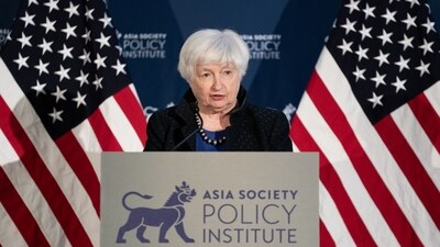 Janet Yellen, US Treasury secretary, speaks during an event hosted by the Asia Society Policy Institute in Washington, DC. (Bloomberg) Janet Yellen, US Treasury secretary, speaks during an event hosted by the Asia Society Policy Institute in Washington, DC. (Bloomberg)
