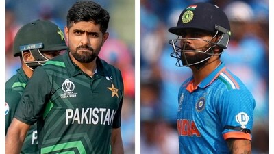 Babar Azam and Virat Kohli Babar Azam and Virat Kohli