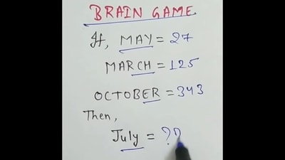 Brain Teaser: Can you solve this tricky question? (Instagram/@maths_tricks_) Brain Teaser: Can you solve this tricky question? (Instagram/@maths_tricks_)