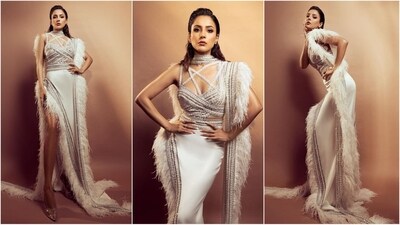 Shehnaaz Gill keeps proving her fashion prowess with her back-to-back head-turning looks. The actress is not only known for her bubbly or vivacious personality but also for her incredible fashion sense. Be it a traditional saree or a mini dress, Shehnaaz is a total stunner who can pull off any look to perfection. Her Insta-diaries often serve as a treasure trove of style inspiration for all her followers. And her latest look in a stunning white fur ensemble is no exception and is sure to steal your heart. (Instagram/@shehnaazgill) Shehnaaz Gill keeps proving her fashion prowess with her back-to-back head-turning looks. The actress is not only known for her bubbly or vivacious personality but also for her incredible fashion sense. Be it a traditional saree or a mini dress, Shehnaaz is a total stunner who can pull off any look to perfection. Her Insta-diaries often serve as a treasure trove of style inspiration for all her followers. And her latest look in a stunning white fur ensemble is no exception and is sure to steal your heart. (Instagram/@shehnaazgill)