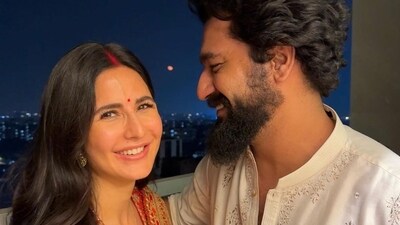 Katrina Kaif, Vicky Kaushal celebrate Karwa Chauth with family. Katrina Kaif, Vicky Kaushal celebrate Karwa Chauth with family.