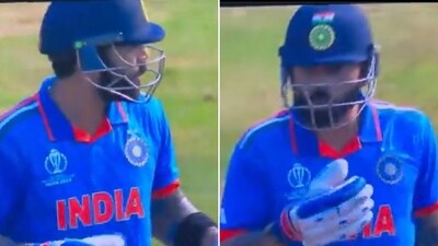 Virat Kohli's expression was all of us. (Screengrab) Virat Kohli's expression was all of us. (Screengrab)