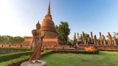 Sukhothai: Matching Chiang Mai’s historic appeal, Sukhothai stands witness to the age-old story of the 13th-century Thai Kingdom with its ancient ruins and architecture. Sukhothai has several heritage sites such as temples, monasteries, parks, stupas, and royal houses and also makes for an excellent camping and trekking destination. (Unsplash) Sukhothai: Matching Chiang Mai’s historic appeal, Sukhothai stands witness to the age-old story of the 13th-century Thai Kingdom with its ancient ruins and architecture. Sukhothai has several heritage sites such as temples, monasteries, parks, stupas, and royal houses and also makes for an excellent camping and trekking destination. (Unsplash)