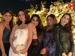 Kareena Kapoor, Karisma Kapoor, Amrita Arora at Masaba Gupta's birthday party. Kareena Kapoor, Karisma Kapoor, Amrita Arora at Masaba Gupta's birthday party.