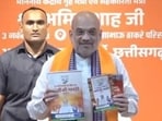 Union home minister Amit Shah releases BJP's manifesto for Chhattisgarh assembly elections