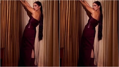 Assisted by fashion stylist Manisha Melwani, Bhumi kept her accessories to a minimum to make her outfit shine and simply styled her look with a pair of brown high-heeled boots to complete her chic look. (Instagram/@bhumipednekar) Assisted by fashion stylist Manisha Melwani, Bhumi kept her accessories to a minimum to make her outfit shine and simply styled her look with a pair of brown high-heeled boots to complete her chic look. (Instagram/@bhumipednekar)