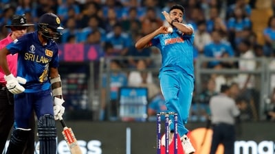 India's Mohammed Siraj in full flow (ANI  )