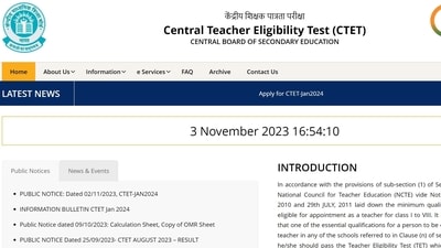 CTET 2024 registration begins at ctet.nic.in, exam on November 21 CTET 2024 registration begins at ctet.nic.in, exam on November 21