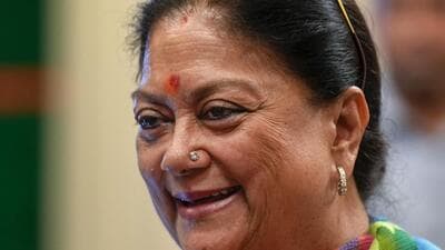 Former Rajasthan chief minister Vasundhara Raje said people have made the BJP leaders responsible and that she does not have to keep an eye on them any longer. (PTI) Former Rajasthan chief minister Vasundhara Raje said people have made the BJP leaders responsible and that she does not have to keep an eye on them any longer. (PTI)