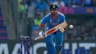 India's batter Virat Kohli plays a shot during the ICC Men's Cricket World Cup 2023 match between India and Sri Lanka, at Wankhede Stadium, in Mumbai (PTI) India's batter Virat Kohli plays a shot during the ICC Men's Cricket World Cup 2023 match between India and Sri Lanka, at Wankhede Stadium, in Mumbai (PTI)