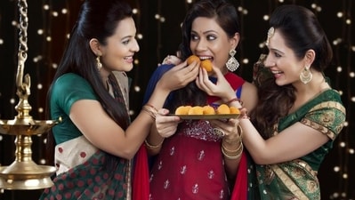 No Indian festivity is complete without sweets, but we have been told since childhood that sweets are bad. This is because sweets contain a high level of acid, which is just as bad as sugar and can lead to tooth decay if left behind in the mouth. The presence of sugary foods for longer duration encourages harmful bacteria to grow in your mouth and these bacteria produce acid which can eat away at your teeth. That’s why it’s a good idea to keep foods like sugared gum in your mouth for as short time as possible. (Shutterstock) No Indian festivity is complete without sweets, but we have been told since childhood that sweets are bad. This is because sweets contain a high level of acid, which is just as bad as sugar and can lead to tooth decay if left behind in the mouth. The presence of sugary foods for longer duration encourages harmful bacteria to grow in your mouth and these bacteria produce acid which can eat away at your teeth. That’s why it’s a good idea to keep foods like sugared gum in your mouth for as short time as possible. (Shutterstock)