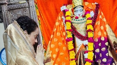 Sharing several pictures from her trip to Dwarka in Gujarat, Kangana Ranaut wrote on Instagram, “Just by seeing the dust here, it felt as if all my worries had fallen apart and fallen at my feet.
My mind became stable and I felt infinite joy.
Oh Lord of Dwarka, keep your blessings like this.
Hare Krishna.” Sharing several pictures from her trip to Dwarka in Gujarat, Kangana Ranaut wrote on Instagram, “Just by seeing the dust here, it felt as if all my worries had fallen apart and fallen at my feet.
My mind became stable and I felt infinite joy.
Oh Lord of Dwarka, keep your blessings like this.
Hare Krishna.”
