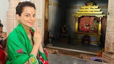 Kangana also visited the Shri Krishna Moksh Bhoomi which is very close to Somnath Temple. She said it is the place where the arrow hit the feet of Shri Krishna and
he attained salvation. Kangana also visited the Shri Krishna Moksh Bhoomi which is very close to Somnath Temple. She said it is the place where the arrow hit the feet of Shri Krishna and
he attained salvation. 