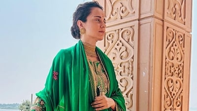 Kangana Ranaut's Gujarat trip comes days after the release of her aerial action film, Tejas. The film had a disappointing opening weekend and has failed to show any improvement at the box office. Kangana Ranaut's Gujarat trip comes days after the release of her aerial action film, Tejas. The film had a disappointing opening weekend and has failed to show any improvement at the box office. 
