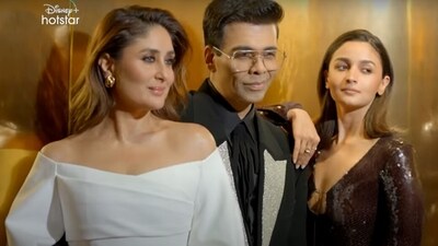 Kareena Kapoor and Alia Bhatt will share the Koffee couch this season Kareena Kapoor and Alia Bhatt will share the Koffee couch this season