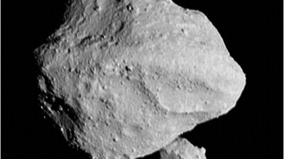 Picture of asteroid Dinkinesh captured by NASA. (X/NASA)
