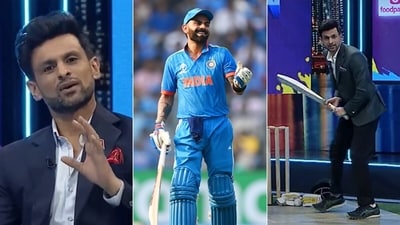 Shoaib Malik faced flak for his assessment of Virat Kohli's technique. (Screengrab/ANI) Shoaib Malik faced flak for his assessment of Virat Kohli's technique. (Screengrab/ANI)