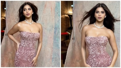 Suhana Khan looked stunning for the bash. Suhana Khan looked stunning for the bash.