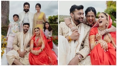 Varun Tej and Lavanya Tripathi's wedding photos keep coming in. Varun Tej and Lavanya Tripathi's wedding photos keep coming in.