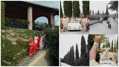 Inside pics from Varun Tej and Lavanya Tripathi's extravagant wedding in Tuscany are here. Inside pics from Varun Tej and Lavanya Tripathi's extravagant wedding in Tuscany are here.
