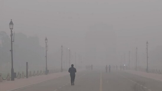 Visuals from Delhi's India Gate on Friday. (ANI)