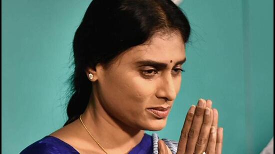 Y S Sharmila said she had decided to opt out of the race in the Telangana assembly elections to ensure the pro-Congress vote would not split, as several surveys had pointed out that the grand old party had all the chances to come to power. (PTI)