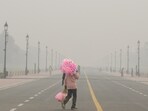 Kartavya Path is enveloped in a thick layer of smog as the overall air quality in the national capital recorded in the 'Very Poor' category, in New Delhi on Saturday Kartavya Path is enveloped in a thick layer of smog as the overall air quality in the national capital recorded in the 'Very Poor' category, in New Delhi on Saturday
