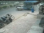 DTC bus rams into cars, parked bikes in Delhi's Rohini area