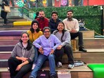 Deepali Deshpande (in the centre) with other Indian shooters