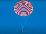 Parachute tear visible in the image.