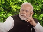 PM Modi at the concluding session of HT Leadership Summit. PM Modi at the concluding session of HT Leadership Summit.