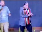 Shashi Tharoor dances to Mizo song in Aizawal