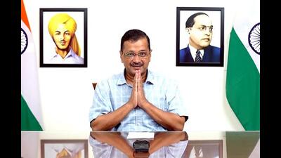 Aam Aadmi Party (AAP) convenor and Delhi chief minister (CM) Arvind Kejriwal is set to interact with party workers, who were given some responsibilities in the organisation during his visit on Sunday. (ANI)