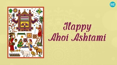 Happy Ahoi Ashtami 2023 best wishes, images, greetings, messages and WhatsApp status. (HT PHOTO) Happy Ahoi Ashtami 2023 best wishes, images, greetings, messages and WhatsApp status. (HT PHOTO)