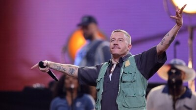 Rapper Macklemore performs during the opening ceremony of the Invictus Games, in Duesseldorf, Germany, September 9, 2023. REUTERS/Thilo Schmuelgen (REUTERS)